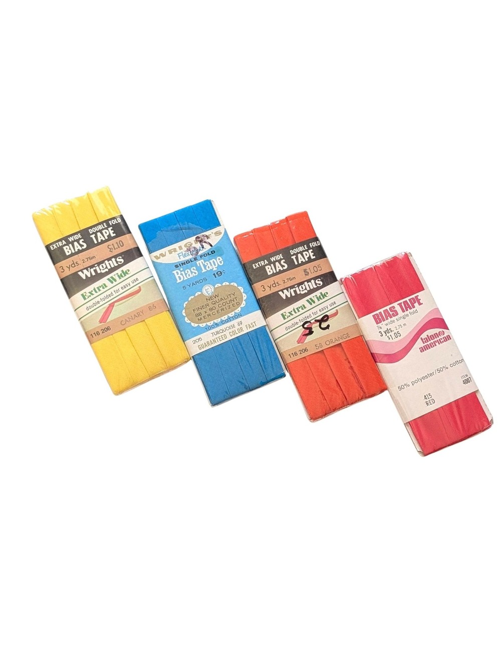 Vintage Bias Tape Bundle - Rainbow Mix